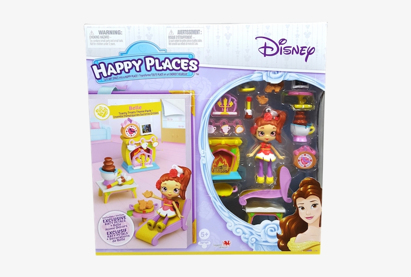 Shopkins Happy Places Disney Belle Toasty Treats Theme - Assortment - Happy Places Shopkins Season 3 Doll Single, transparent png download