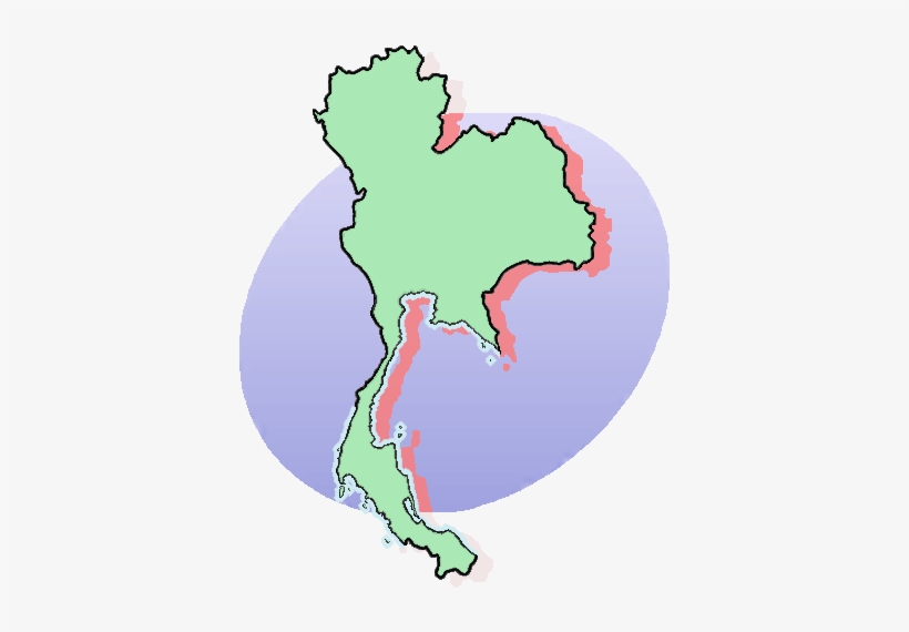 P Thailand - Thailand Map Icon Png, transparent png download