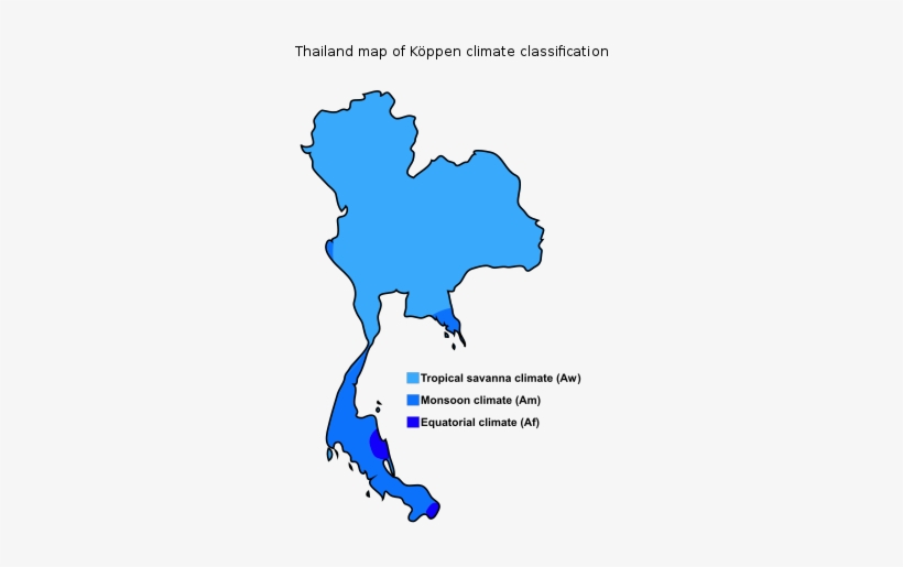 Climate Map Of Thailand