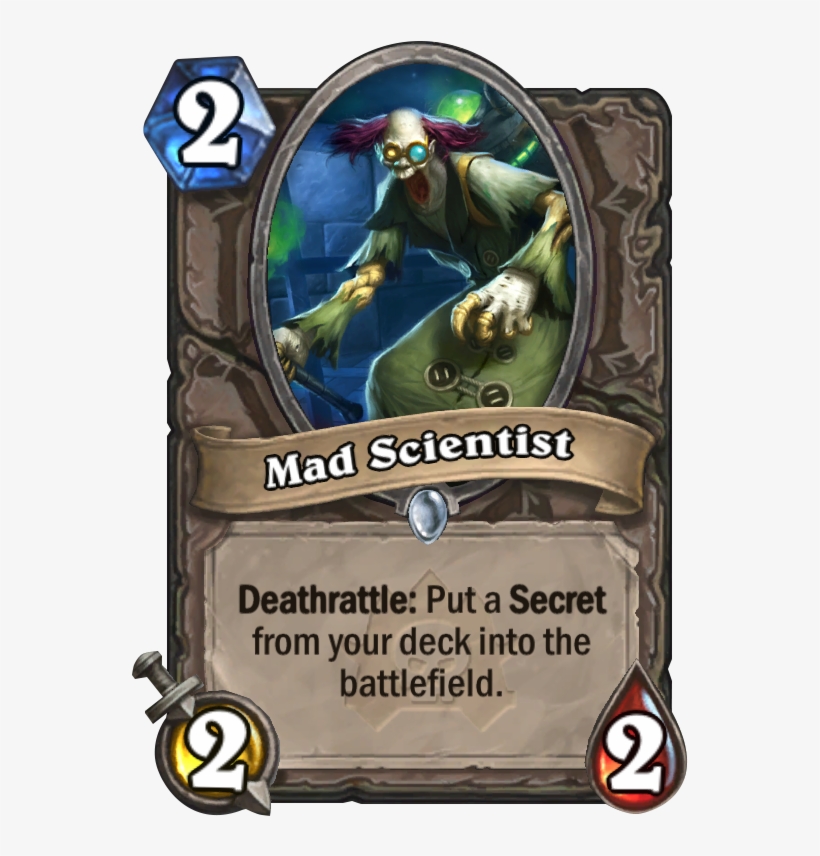 Mad Scientist Card - Toxicologist Hearthstone, transparent png download
