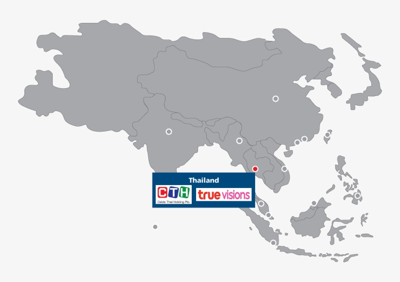 Map-thailand - Israel And Japan Map, transparent png download