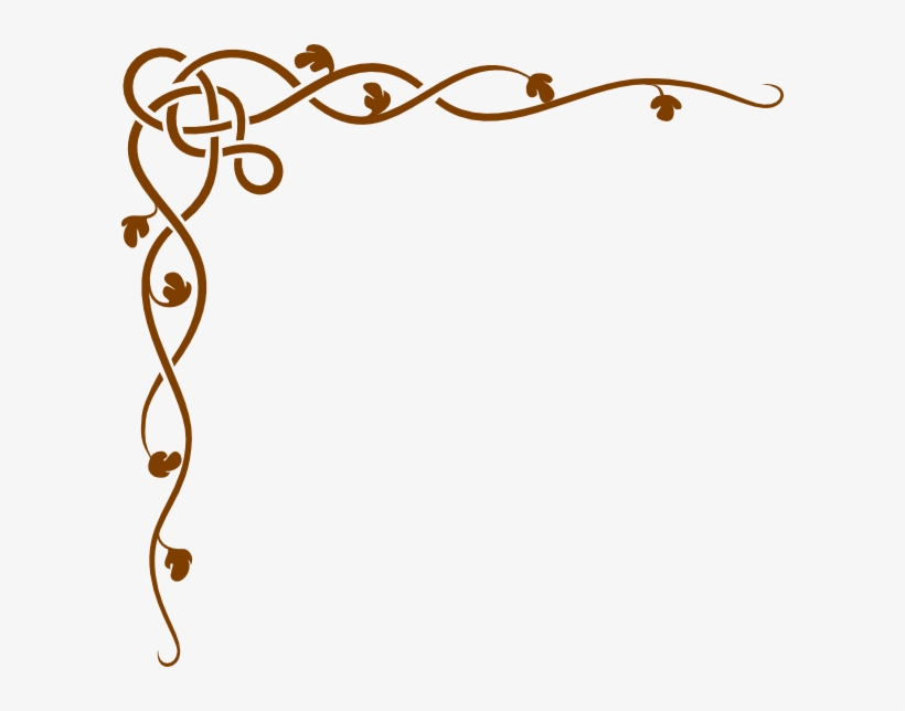 How To Set Use Brown Flourish Svg Vector, transparent png download