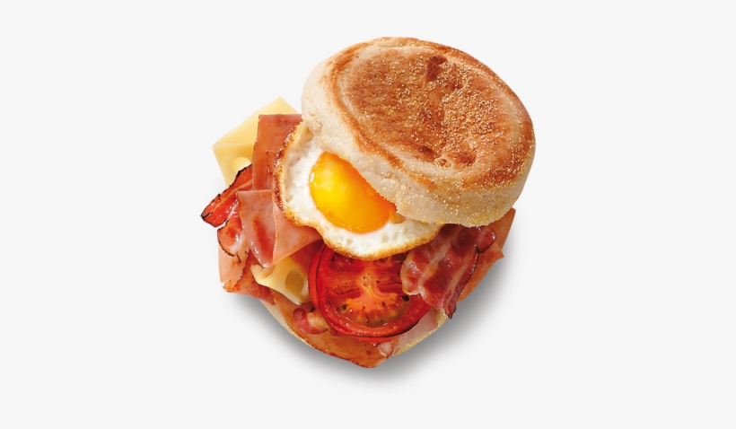 Ham & Egg Muffin - London, transparent png download