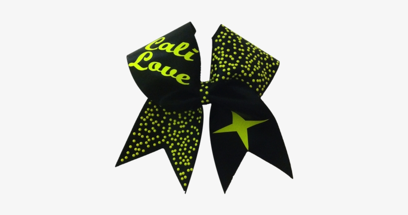 Cali Love Cheer Bow - Polka Dot, transparent png download