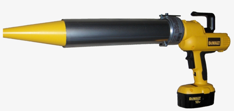 D18 Cordless Grout Gun - Quick Point Mortar Gun, transparent png download