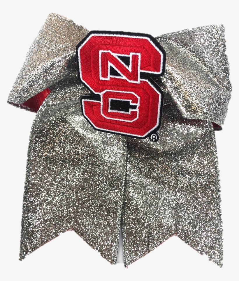 Nc State Wolfpack Glitzy Cheer Bow Red And White Shop - Counterart Ncaa Car Coaster, transparent png download