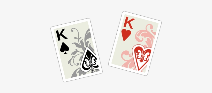12 6 King Hearts Spades - T-shirt, transparent png download