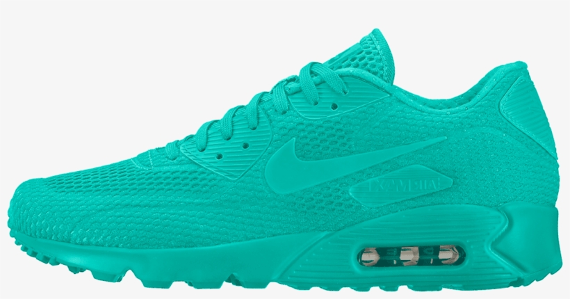 Nike Air Max 90 Ultra Br Hyper Jade / Hyper Jade - Polarized Blue Nike Air Max 90, transparent png download