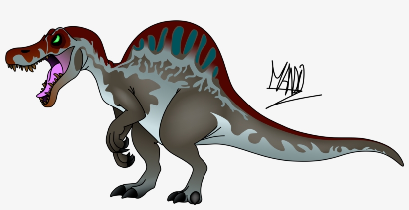 Spinosaurus Background Png - Rainbowarmas Spinosaurus, transparent png download