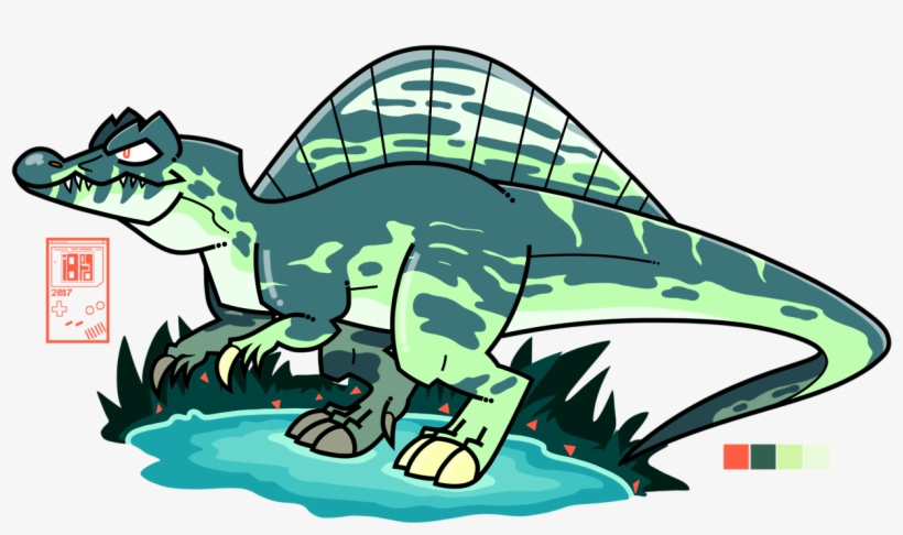 Spinosaurus A Lil' Something Fun For Week One Of Dinoctober - Bad For Education, transparent png download