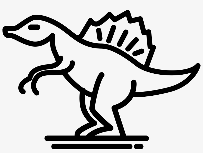Spinosaurus Rubber Stamp - Spinosaurus, transparent png download