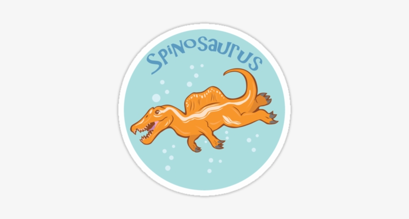 Baby, Dinosaurs, And Jurassic Image - Cute Spinosaurus Swimming, transparent png download