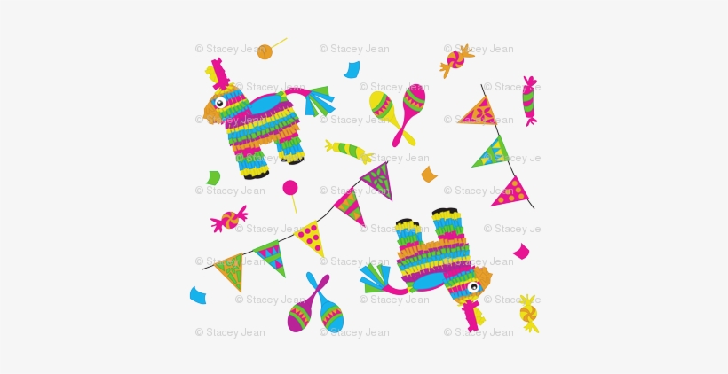 Pinata Flag Confetti - Piñata, transparent png download