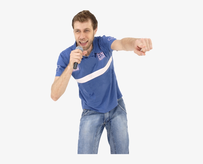 The Kjs Bring Over 100,000 Karaoke Songs To Every Event - Man Microphone Png, transparent png download