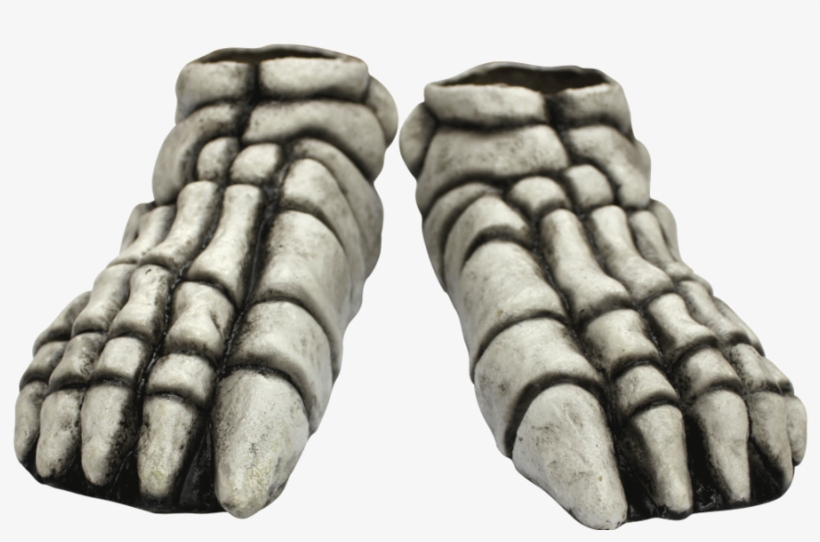 Skeleton Feet White - Ghoulish Productions Adult Skeleton Feet White, transparent png download