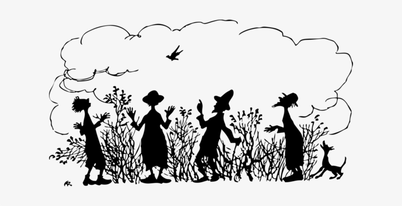 Drawing Silhouette Poster - Illustration, transparent png download