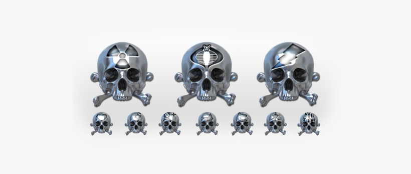 Photo - Skull Icons For Android App, transparent png download