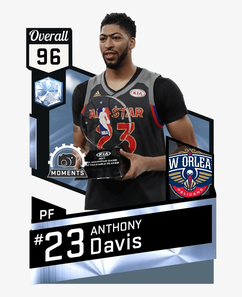 Mtdb Nba 2k17 - Diamond Anthony Davis 2k17, transparent png download