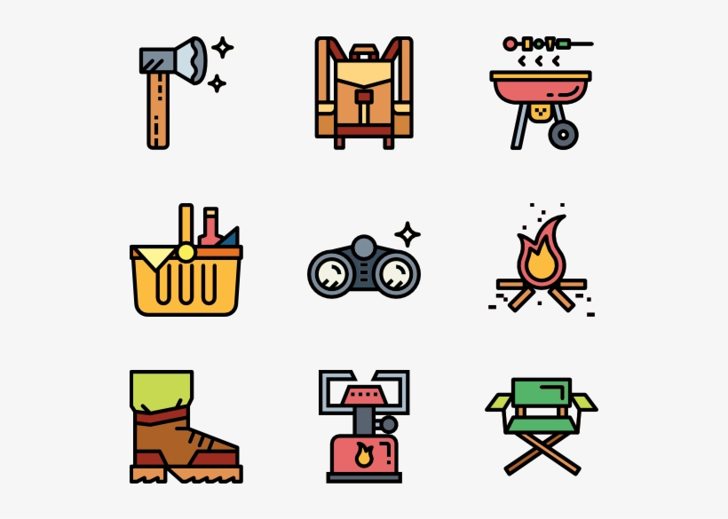 Camping 36 Icons - Concert Icon Png, transparent png download