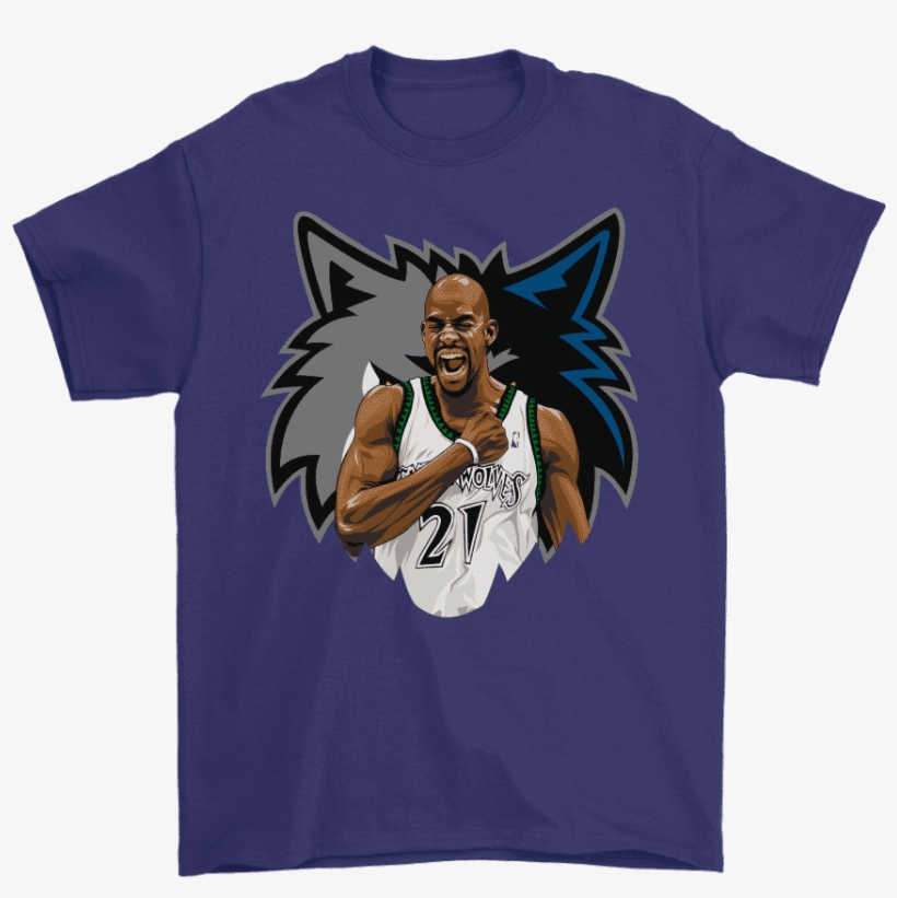 Gildan Mens T-shirt / Purple / S Kevin "the Big Ticket" - Dreamseat Nba Team Logo Nba Team: Minnesota Timberwolves, transparent png download