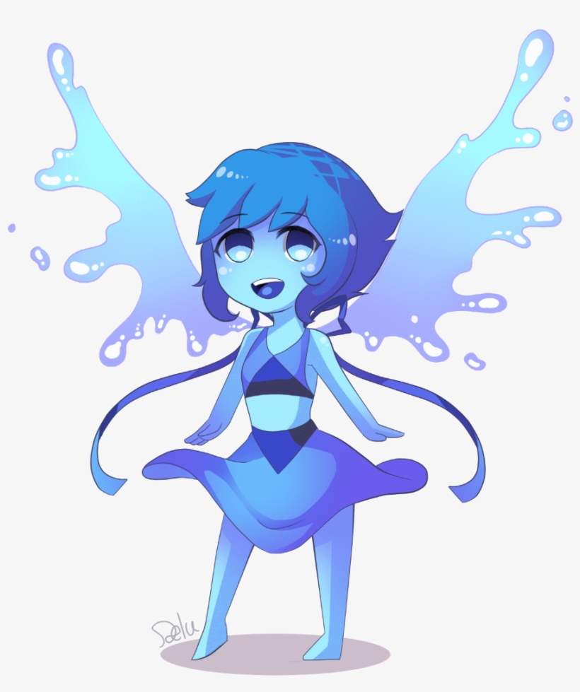 Stevenuniverse Lapis Lapislazuli Blue Stevenuniversesti - Lapis Lazuli Steven Universe Chibi, transparent png download