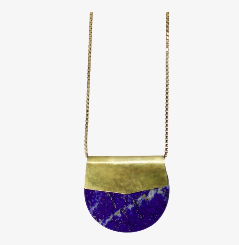 Stoned Lapis Lazuli Necklace, transparent png download