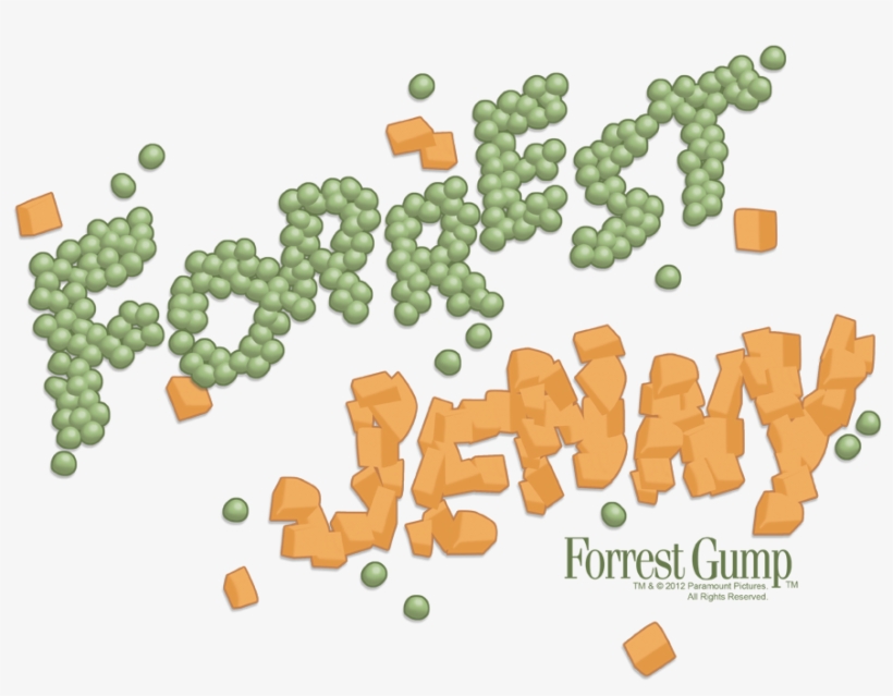 Forrest Gump Peas And Carrots Men's Tall Fit T-shirt - Forrest Gump Dvd Cover, transparent png download