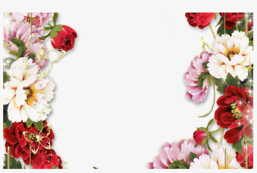 Transparent Gold Png Frame With Flowers Crafting Floral - Marcos Para Fotos El Dia De La Madre, transparent png download