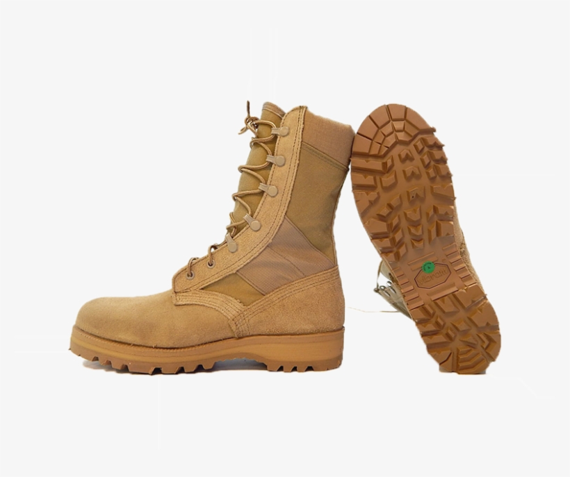 Hot Weather Combat Boots - Belleville Desert Tan Combat Boot, transparent png download