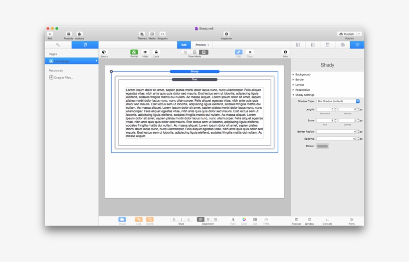 New Stack - Introducing Shady - Rapidweaver, transparent png download