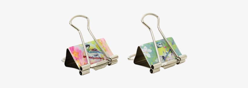 Set Of 6 Binder Clips - Design, transparent png download