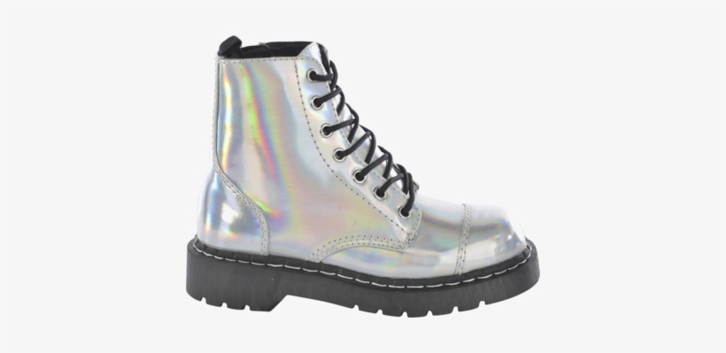 Metallic Combat Boots Are Extremely Unique, And People - Costume Rum Pum Pum Pum, transparent png download