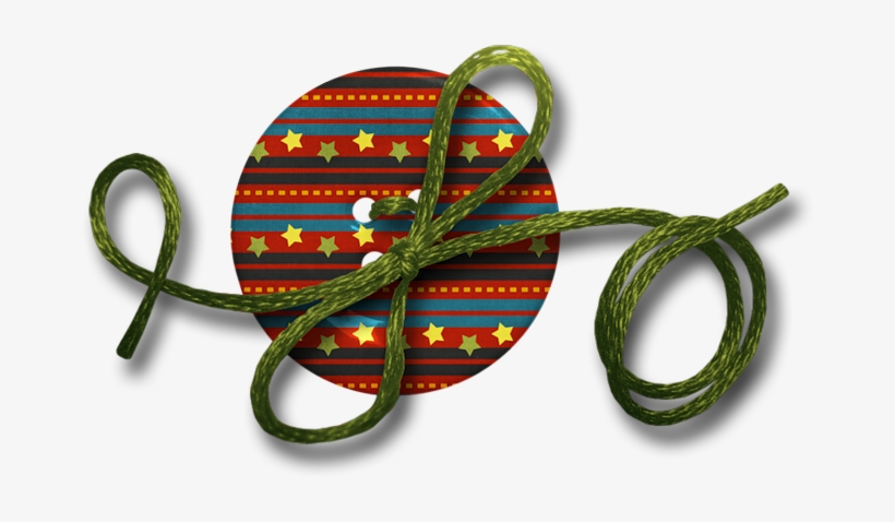 Button With String 2 - Circle, transparent png download