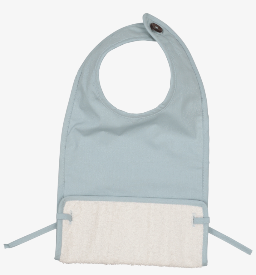 Coated Bib- Foggy Blue - Organic Spisesmæk Fabelab, transparent png download