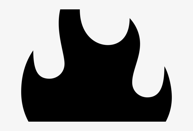 Flame Clipart Silhouette, transparent png download