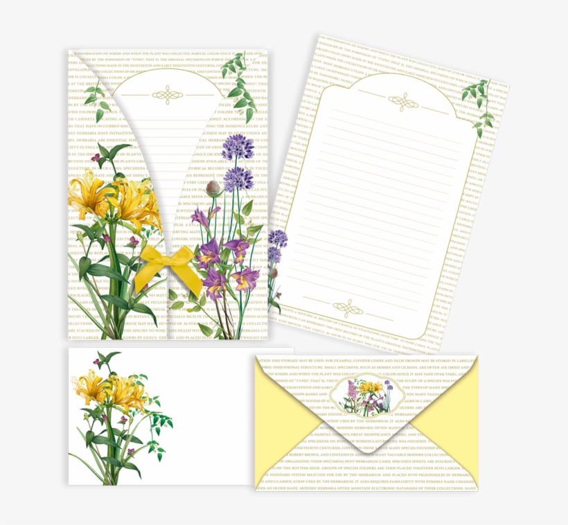 Letter Paper Set - Yellow, transparent png download