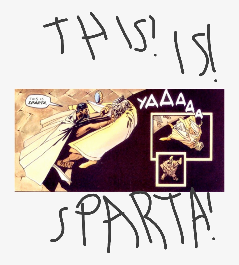 As You Can See, The Original Graphic Novel Has Leonidas - Sparta, transparent png download