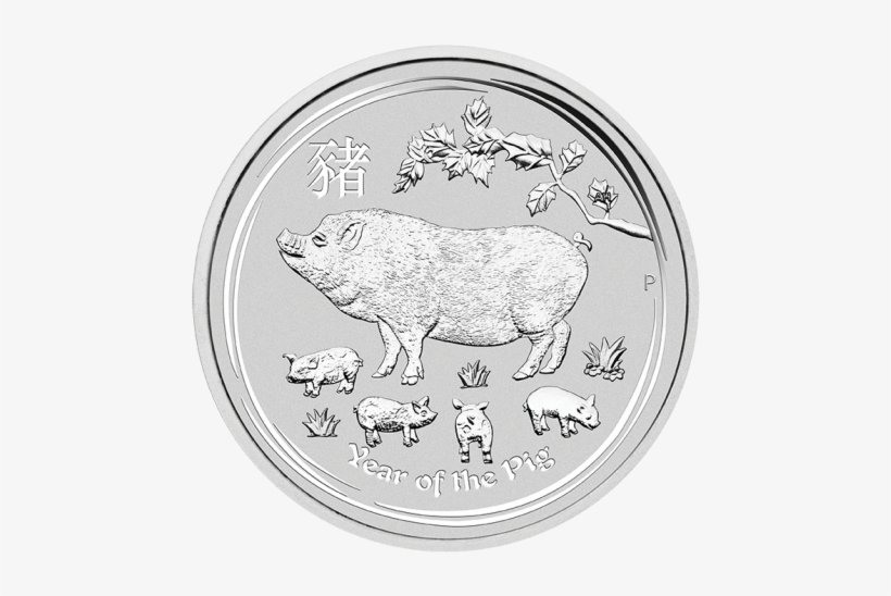 2019 1 Oz Australia Lunar Series Ii Year Of The Pig - Lunar Perth Mint Silver 2019, transparent png download