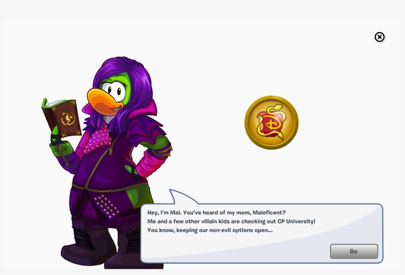 Descendants Party Login Dialogue - Descendants, transparent png download