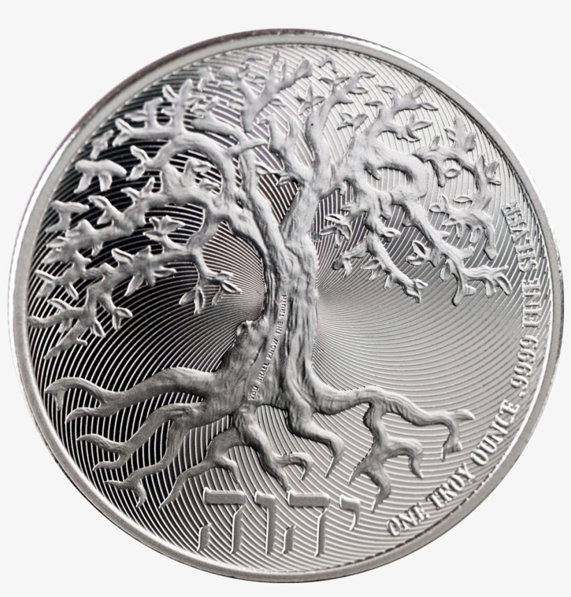 Meet "the Tree Of Life," An Ira-eligible Silver Coin - 1 Oz Tree Of Life Silver Coin, transparent png download