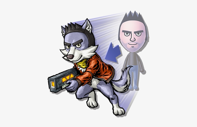 Deadheatbreakers Mii Wolf - Dillon Dead Heat Breakers Mii, transparent png download