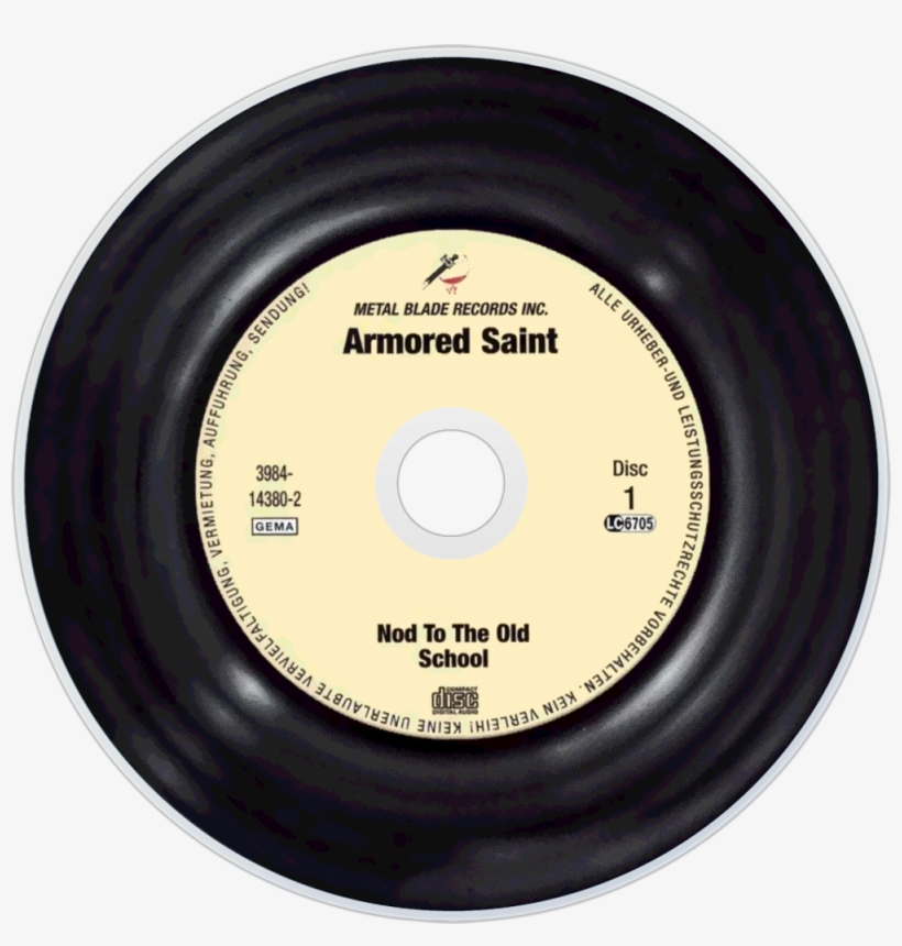 Armored Saint Nod To The Old School Cd Disc Image - Circle, transparent png download