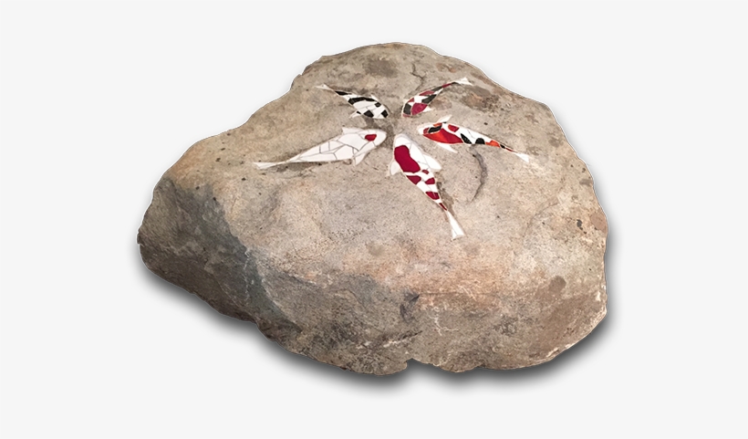 Big Boulder With Koi Mosiac - Jack Frost Ski Resort, transparent png download