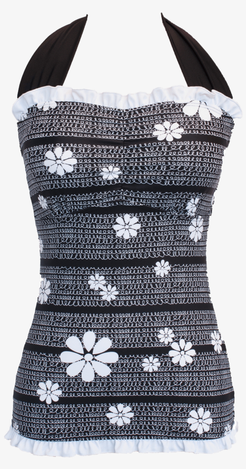 Ruffle Square Halter - Woolen, transparent png download