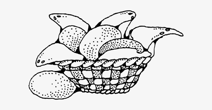 Bread Basket Svg Clip Arts 600 X 346 Px, transparent png download