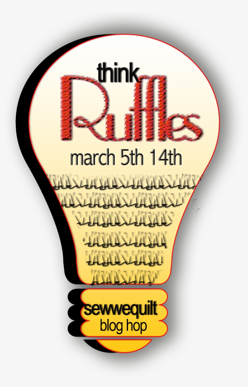 I'm Thinking Of A Ruffled Blog Hopare You - Light Bulb, transparent png download