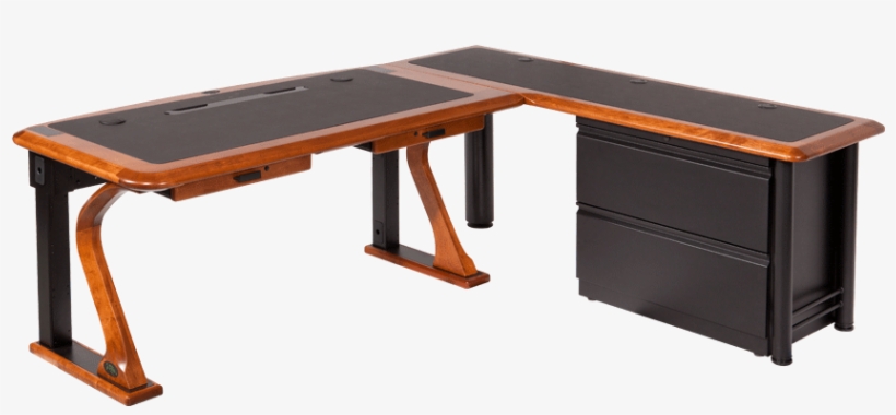 A 30” Wide, Lateral File Cabinet - Desk With Lateral File, transparent png download