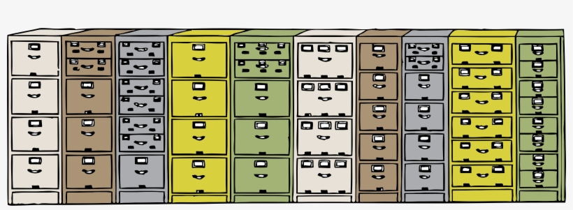 Big Image - File Cabinets Clip Art, transparent png download
