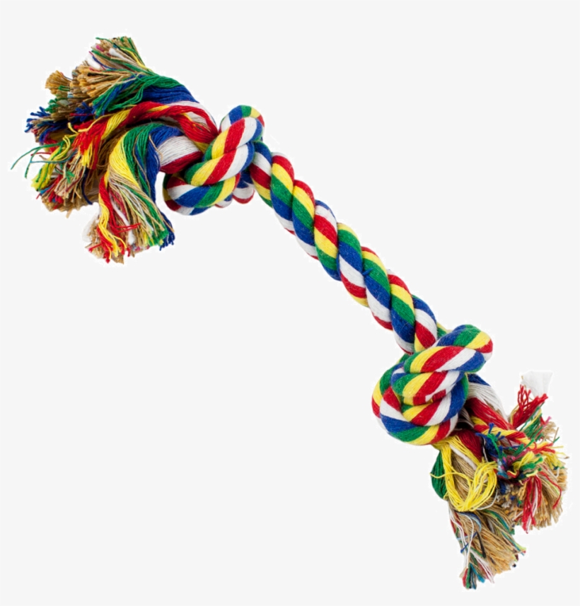Cotton Flossin' Rope Bone Dog Toy - Dog Toy, transparent png download