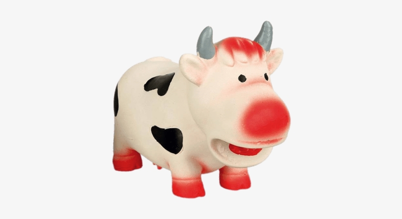 Latex Cow Toy For Dogs - Trixie Cow, Latex - Cow, Latex, 19 Cm, transparent png download
